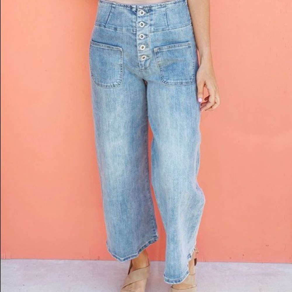 Shop Ruthie Grace Wide Leg Jeans